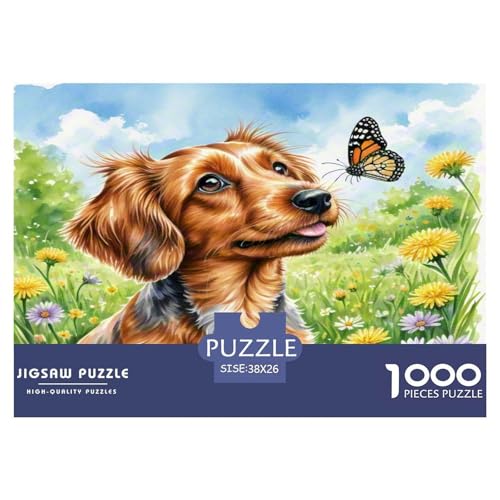 Irischer Terrier 1000 Teile Kleine Tierhunde Puzzles Premium Quality Pädagogisch - Home Room Decoration Erwachsene Und Kinder Buntes Spielzeug 38x26cm/1000pcs Irischer Terrier 1000 Teile Kleine Tierhunde Puzzles Premium Quality Pädagogisch - Home Room Decoration Erwachsene Und Kinder Buntes Spielzeug 38x26cm/1000pcs von MMDASBVPE