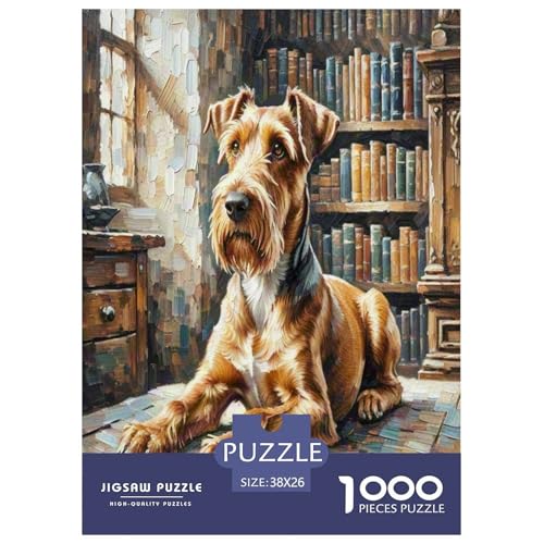 Irischer Terrier 1000 Teile Kleine Tierhunde Puzzles Premium Quality Pädagogisch - Home Room Decoration Erwachsene Und Kinder Wertvoll Geschenk Für 38x26cm/1000pcs Irischer Terrier 1000 Teile Kleine Tierhunde Puzzles Premium Quality Pädagogisch - Home Room Decoration Erwachsene Und Kinder Wertvoll Geschenk Für 38x26cm/1000pcs von MMDASBVPE