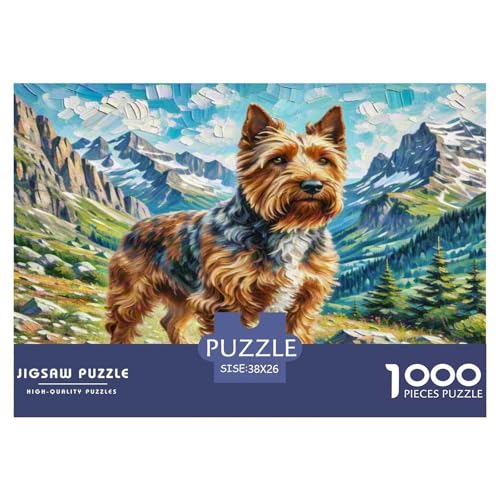Irischer Terrier 1000 Teile Kleine Tierhunde Puzzles Premium Quality Pädagogisch - Home Room Decoration Für Erwachsene, Familien Passen Buntes Spielzeug 38x26cm/1000pcs Irischer Terrier 1000 Teile Kleine Tierhunde Puzzles Premium Quality Pädagogisch - Home Room Decoration Für Erwachsene, Familien Passen Buntes Spielzeug 38x26cm/1000pcs von MMDASBVPE
