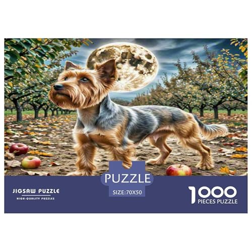 Irischer Terrier 1000 Teile Kleine Tierhunde Puzzles Premium Quality Pädagogisch - Home Room Decoration Unterhaltung Für Erwachsene Und Kinder Wertvoll Geschenk Für 70x50cm/1000pcs Irischer Terrier 1000 Teile Kleine Tierhunde Puzzles Premium Quality Pädagogisch - Home Room Decoration Unterhaltung Für Erwachsene Und Kinder Wertvoll Geschenk Für 70x50cm/1000pcs von MMDASBVPE