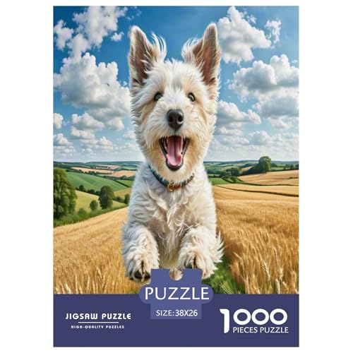 Irischer Terrier 1000-teiliges Kleine Tierhunde Puzzles Herausforderndes Pädagogisch - Home Room Decoration Erwachsene Und Kinder Wertvoll Geschenk Für 38x26cm/1000pcs Irischer Terrier 1000-teiliges Kleine Tierhunde Puzzles Herausforderndes Pädagogisch - Home Room Decoration Erwachsene Und Kinder Wertvoll Geschenk Für 38x26cm/1000pcs von MMDASBVPE