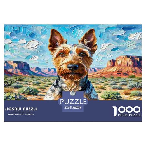 Irischer Terrier 1000-teiliges Kleine Tierhunde Puzzles Premium Quality Familienspiel - Home Room Decoration Erwachsene Und Kinder Geschenk Für Von 12 Jahren 38x26cm/1000pcs Irischer Terrier 1000-teiliges Kleine Tierhunde Puzzles Premium Quality Familienspiel - Home Room Decoration Erwachsene Und Kinder Geschenk Für Von 12 Jahren 38x26cm/1000pcs von MMDASBVPE