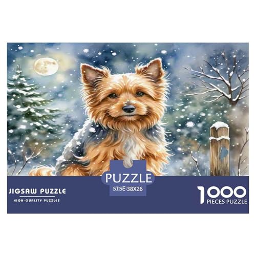 Irischer Terrier 1000-teiliges Kleine Tierhunde Puzzles Premium Quality Familienspiel - Home Room Decoration Erwachsene Und Kinder Geschenk Für Von 12 Jahren 38x26cm/1000pcs Irischer Terrier 1000-teiliges Kleine Tierhunde Puzzles Premium Quality Familienspiel - Home Room Decoration Erwachsene Und Kinder Geschenk Für Von 12 Jahren 38x26cm/1000pcs von MMDASBVPE
