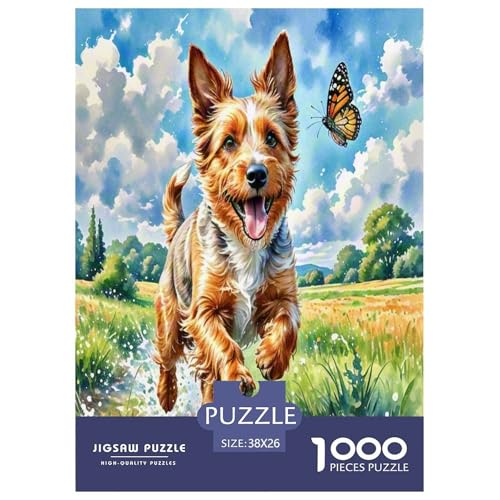 Irischer Terrier 1000-teiliges Kleine Tierhunde Puzzles Premium Quality Familienspiel - Home Room Decoration Erwachsene Und Kinder Geschenk Für Von 12 Jahren 38x26cm/1000pcs Irischer Terrier 1000-teiliges Kleine Tierhunde Puzzles Premium Quality Familienspiel - Home Room Decoration Erwachsene Und Kinder Geschenk Für Von 12 Jahren 38x26cm/1000pcs von MMDASBVPE