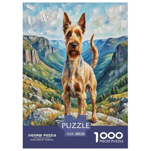 Irischer Terrier 1000-teiliges Kleine Tierhunde Puzzles Premium Quality Familienspiel - Home Room Decoration Erwachsene Und Kinder Wertvoll Geschenk Für 38x26cm/1000pcs Irischer Terrier 1000-teiliges Kleine Tierhunde Puzzles Premium Quality Familienspiel - Home Room Decoration Erwachsene Und Kinder Wertvoll Geschenk Für 38x26cm/1000pcs von MMDASBVPE
