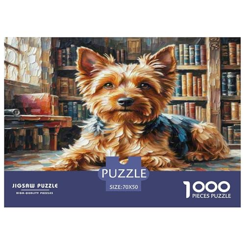 Irischer Terrier 1000-teiliges Kleine Tierhunde Puzzles Premium Quality Familienspiel - Home Room Decoration Für Erwachsene, Familien Passen Buntes Spielzeug 70x50cm/1000pcs Irischer Terrier 1000-teiliges Kleine Tierhunde Puzzles Premium Quality Familienspiel - Home Room Decoration Für Erwachsene, Familien Passen Buntes Spielzeug 70x50cm/1000pcs von MMDASBVPE