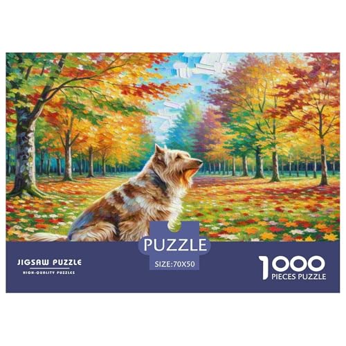 Irischer Terrier 1000-teiliges Kleine Tierhunde Puzzles Premium Quality Familienspiel - Home Room Decoration Unterhaltung Für Erwachsene Und Kinder Buntes Spielzeug 70x50cm/1000pcs Irischer Terrier 1000-teiliges Kleine Tierhunde Puzzles Premium Quality Familienspiel - Home Room Decoration Unterhaltung Für Erwachsene Und Kinder Buntes Spielzeug 70x50cm/1000pcs von MMDASBVPE