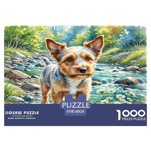 Irischer Terrier 1000-teiliges Kleine Tierhunde Puzzles Premium Quality Pädagogisch - Home Room Decoration Erwachsene Und Kinder Buntes Spielzeug 38x26cm/1000pcs Irischer Terrier 1000-teiliges Kleine Tierhunde Puzzles Premium Quality Pädagogisch - Home Room Decoration Erwachsene Und Kinder Buntes Spielzeug 38x26cm/1000pcs von MMDASBVPE