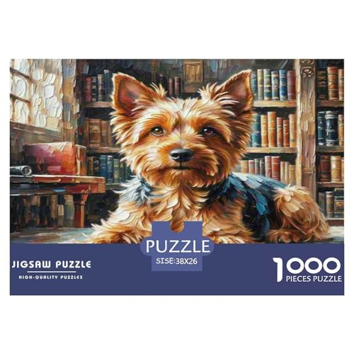 Irischer Terrier 1000-teiliges Kleine Tierhunde Puzzles Premium Quality Pädagogisch - Home Room Decoration Für Erwachsene, Familien Passen Buntes Spielzeug 38x26cm/1000pcs Irischer Terrier 1000-teiliges Kleine Tierhunde Puzzles Premium Quality Pädagogisch - Home Room Decoration Für Erwachsene, Familien Passen Buntes Spielzeug 38x26cm/1000pcs von MMDASBVPE