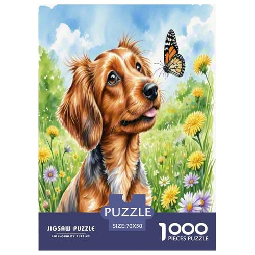 Irischer Terrier 1000-teiliges Kleine Tierhunde Puzzles Premium Quality Pädagogisch - Home Room Decoration Unterhaltung Für Erwachsene Und Kinder Buntes Spielzeug 70x50cm/1000pcs Irischer Terrier 1000-teiliges Kleine Tierhunde Puzzles Premium Quality Pädagogisch - Home Room Decoration Unterhaltung Für Erwachsene Und Kinder Buntes Spielzeug 70x50cm/1000pcs von MMDASBVPE