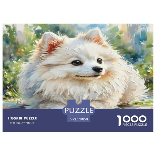 Japanischer spitzer Nasenhund 1000 Teile Kleine Tierhunde Puzzles Premium Quality Familienspiel - Home Room Decoration Erwachsene Und Kinder Geschenk Für Von 12 Jahren 70x50cm/1000pcs Japanischer spitzer Nasenhund 1000 Teile Kleine Tierhunde Puzzles Premium Quality Familienspiel - Home Room Decoration Erwachsene Und Kinder Geschenk Für Von 12 Jahren 70x50cm/1000pcs von MMDASBVPE
