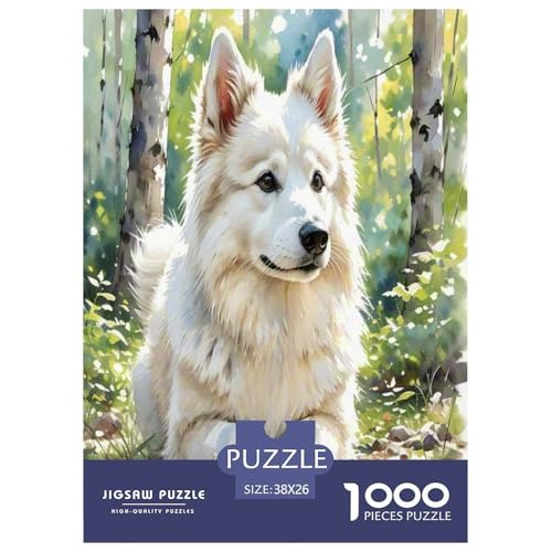 Japanischer spitzer Nasenhund 1000 Teile Kleine Tierhunde Puzzles Premium Quality Familienspiel - Home Room Decoration Erwachsene Und Kinder Wertvoll Geschenk Für 38x26cm/1000pcs von MMDASBVPE