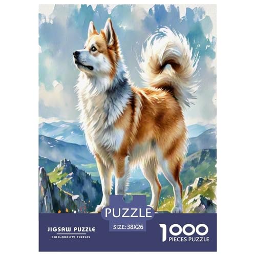 Japanischer spitzer Nasenhund 1000 Teile Kleine Tierhunde Puzzles Premium Quality Familienspiel - Home Room Decoration Unterhaltung Für Erwachsene Und Kinder Buntes Spielzeug 38x26cm/1000pcs Japanischer spitzer Nasenhund 1000 Teile Kleine Tierhunde Puzzles Premium Quality Familienspiel - Home Room Decoration Unterhaltung Für Erwachsene Und Kinder Buntes Spielzeug 38x26cm/1000pcs von MMDASBVPE
