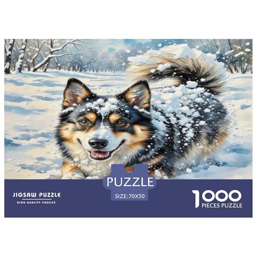 Japanischer spitzer Nasenhund 1000 Teile Kleine Tierhunde Puzzles Premium Quality Familienspiel - Home Room Decoration Unterhaltung Für Erwachsene Und Kinder Wertvoll Geschenk Für 70x50cm/1000pcs Japanischer spitzer Nasenhund 1000 Teile Kleine Tierhunde Puzzles Premium Quality Familienspiel - Home Room Decoration Unterhaltung Für Erwachsene Und Kinder Wertvoll Geschenk Für 70x50cm/1000pcs von MMDASBVPE