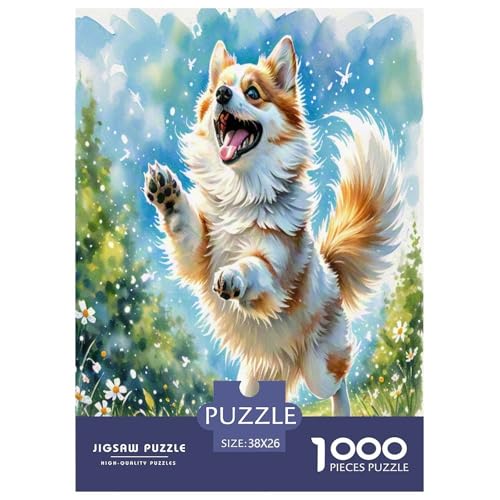 Japanischer spitzer Nasenhund 1000 Teile Kleine Tierhunde Puzzles Premium Quality Pädagogisch - Home Room Decoration Erwachsene Und Kinder Buntes Spielzeug 38x26cm/1000pcs Japanischer spitzer Nasenhund 1000 Teile Kleine Tierhunde Puzzles Premium Quality Pädagogisch - Home Room Decoration Erwachsene Und Kinder Buntes Spielzeug 38x26cm/1000pcs von MMDASBVPE