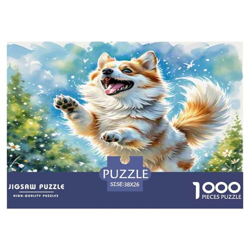Japanischer spitzer Nasenhund 1000 Teile Kleine Tierhunde Puzzles Premium Quality Pädagogisch - Home Room Decoration Unterhaltung Für Erwachsene Und Kinder Buntes Spielzeug 38x26cm/1000pcs Japanischer spitzer Nasenhund 1000 Teile Kleine Tierhunde Puzzles Premium Quality Pädagogisch - Home Room Decoration Unterhaltung Für Erwachsene Und Kinder Buntes Spielzeug 38x26cm/1000pcs von MMDASBVPE