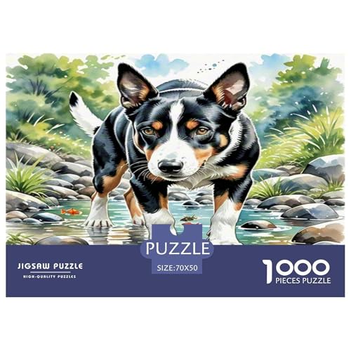 Kane Meme 1000 Teile Kleine Tierhunde Puzzles Premium Quality Familienspiel - Home Room Decoration Für Erwachsene, Familien Passen Buntes Spielzeug 70x50cm/1000pcs von MMDASBVPE