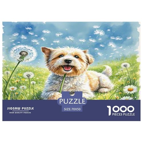 Kane Meme 1000 Teile Kleine Tierhunde Puzzles Premium Quality Pädagogisch - Home Room Decoration Erwachsene Und Kinder Buntes Spielzeug 70x50cm/1000pcs von MMDASBVPE
