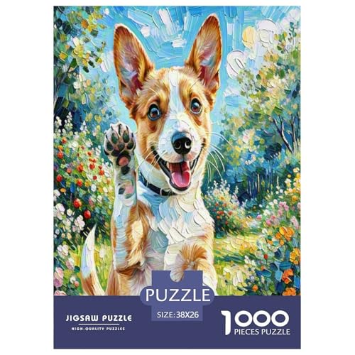 Kane Meme 1000 Teile Kleine Tierhunde Puzzles Premium Quality Pädagogisch - Home Room Decoration Erwachsene Und Kinder Wertvoll Geschenk Für 38x26cm/1000pcs von MMDASBVPE