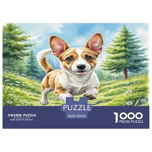 Kane Meme 1000-teiliges Kleine Tierhunde Puzzles Herausforderndes Pädagogisch - Home Room Decoration Erwachsene Und Kinder Wertvoll Geschenk Für 70x50cm/1000pcs von MMDASBVPE