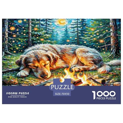Kane Meme 1000-teiliges Kleine Tierhunde Puzzles Herausforderndes Pädagogisch - Home Room Decoration Erwachsene Und Kinder Wertvoll Geschenk Für 70x50cm/1000pcs von MMDASBVPE