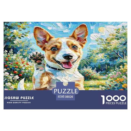 Kane Meme 1000-teiliges Kleine Tierhunde Puzzles Premium Quality Familienspiel - Home Room Decoration Erwachsene Und Kinder Geschenk Für Von 12 Jahren 38x26cm/1000pcs von MMDASBVPE