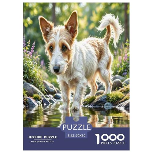 Kane Meme 1000-teiliges Kleine Tierhunde Puzzles Premium Quality Familienspiel - Home Room Decoration Erwachsene Und Kinder Wertvoll Geschenk Für 70x50cm/1000pcs von MMDASBVPE