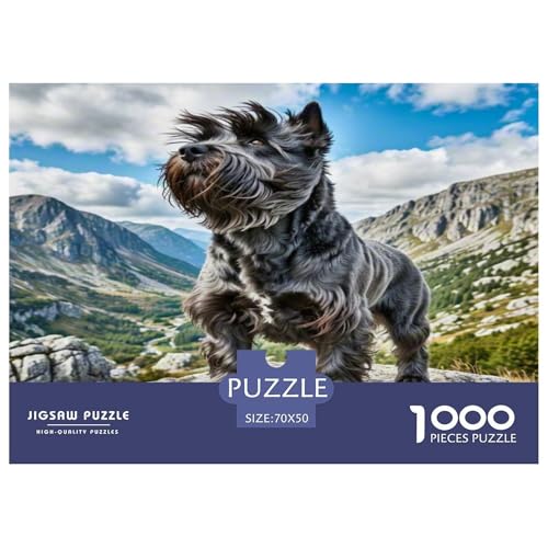 Kane Meme 1000-teiliges Kleine Tierhunde Puzzles Premium Quality Familienspiel - Home Room Decoration Für Erwachsene, Familien Passen Buntes Spielzeug 70x50cm/1000pcs von MMDASBVPE