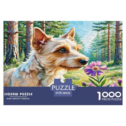 Kane Meme 1000-teiliges Kleine Tierhunde Puzzles Premium Quality Familienspiel - Home Room Decoration Für Erwachsene, Familien Passen Wertvoll Geschenk Für Kinder 38x26cm/1000pcs von MMDASBVPE