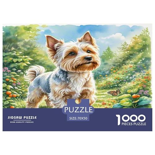 Kane Meme 1000-teiliges Kleine Tierhunde Puzzles Premium Quality Pädagogisch - Home Room Decoration Erwachsene Und Kinder Buntes Spielzeug 70x50cm/1000pcs von MMDASBVPE