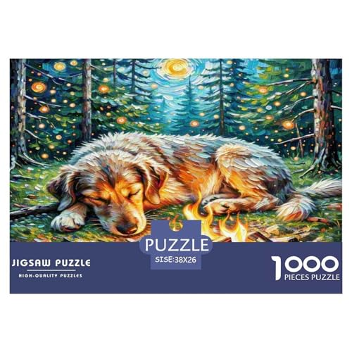 Kane Meme 1000-teiliges Kleine Tierhunde Puzzles Premium Quality Pädagogisch - Home Room Decoration Erwachsene Und Kinder Wertvoll Geschenk Für 38x26cm/1000pcs von MMDASBVPE