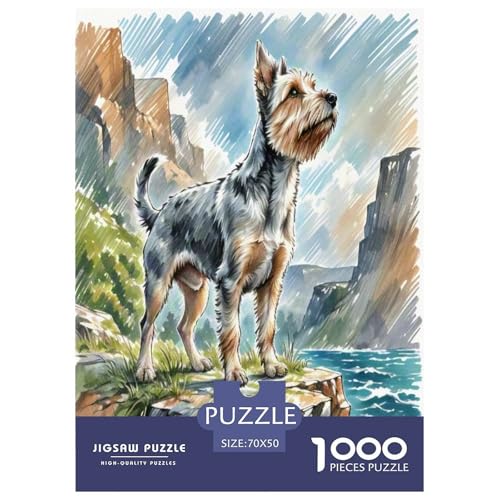 Kane Meme 1000-teiliges Kleine Tierhunde Puzzles Premium Quality Pädagogisch - Home Room Decoration Erwachsene Und Kinder Wertvoll Geschenk Für 70x50cm/1000pcs von MMDASBVPE