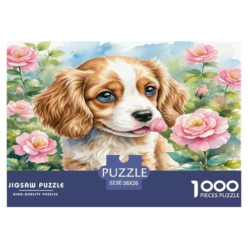 King Charles Spaniel 1000 Teile Kleine Tierhunde Puzzles Premium Quality Familienspiel - Home Room Decoration Erwachsene Und Kinder Geschenk Für Von 12 Jahren 38x26cm/1000pcs King Charles Spaniel 1000 Teile Kleine Tierhunde Puzzles Premium Quality Familienspiel - Home Room Decoration Erwachsene Und Kinder Geschenk Für Von 12 Jahren 38x26cm/1000pcs von MMDASBVPE