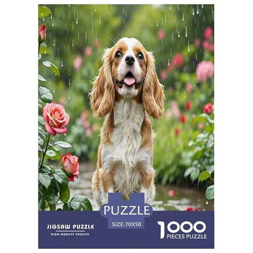 King Charles Spaniel 1000 Teile Kleine Tierhunde Puzzles Premium Quality Familienspiel - Home Room Decoration Erwachsene Und Kinder Wertvoll Geschenk Für 70x50cm/1000pcs King Charles Spaniel 1000 Teile Kleine Tierhunde Puzzles Premium Quality Familienspiel - Home Room Decoration Erwachsene Und Kinder Wertvoll Geschenk Für 70x50cm/1000pcs von MMDASBVPE