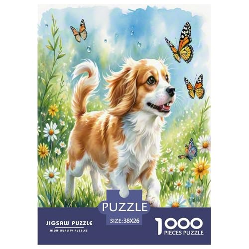 King Charles Spaniel 1000 Teile Kleine Tierhunde Puzzles Premium Quality Familienspiel - Home Room Decoration Unterhaltung Für Erwachsene Und Kinder Wertvoll Geschenk Für 38x26cm/1000pcs King Charles Spaniel 1000 Teile Kleine Tierhunde Puzzles Premium Quality Familienspiel - Home Room Decoration Unterhaltung Für Erwachsene Und Kinder Wertvoll Geschenk Für 38x26cm/1000pcs von MMDASBVPE