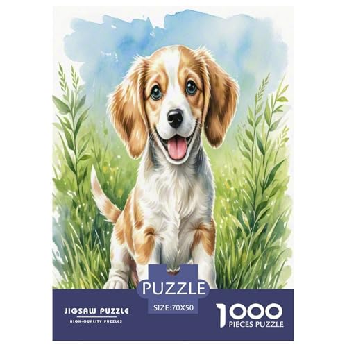 King Charles Spaniel 1000 Teile Kleine Tierhunde Puzzles Premium Quality Familienspiel - Home Room Decoration Unterhaltung Für Erwachsene Und Kinder Wertvoll Geschenk Für 70x50cm/1000pcs King Charles Spaniel 1000 Teile Kleine Tierhunde Puzzles Premium Quality Familienspiel - Home Room Decoration Unterhaltung Für Erwachsene Und Kinder Wertvoll Geschenk Für 70x50cm/1000pcs von MMDASBVPE