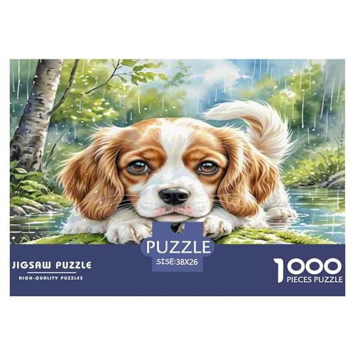 King Charles Spaniel 1000 Teile Kleine Tierhunde Puzzles Premium Quality Pädagogisch - Home Room Decoration Unterhaltung Für Erwachsene Und Kinder Buntes Spielzeug 38x26cm/1000pcs King Charles Spaniel 1000 Teile Kleine Tierhunde Puzzles Premium Quality Pädagogisch - Home Room Decoration Unterhaltung Für Erwachsene Und Kinder Buntes Spielzeug 38x26cm/1000pcs von MMDASBVPE
