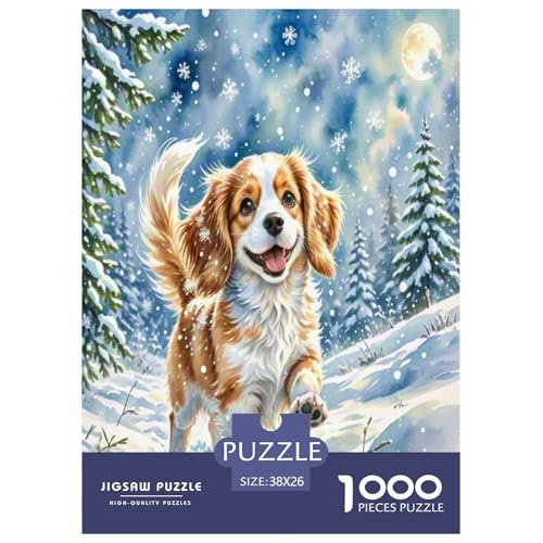 King Charles Spaniel 1000-teiliges Kleine Tierhunde Puzzles Premium Quality Pädagogisch - Home Room Decoration Erwachsene Und Kinder Buntes Spielzeug 38x26cm/1000pcs King Charles Spaniel 1000-teiliges Kleine Tierhunde Puzzles Premium Quality Pädagogisch - Home Room Decoration Erwachsene Und Kinder Buntes Spielzeug 38x26cm/1000pcs von MMDASBVPE