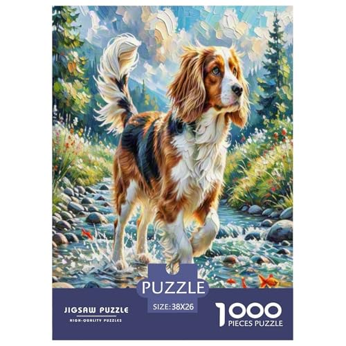 King Charles Spaniel 1000-teiliges Kleine Tierhunde Puzzles Premium Quality Pädagogisch - Home Room Decoration Erwachsene Und Kinder Buntes Spielzeug 38x26cm/1000pcs King Charles Spaniel 1000-teiliges Kleine Tierhunde Puzzles Premium Quality Pädagogisch - Home Room Decoration Erwachsene Und Kinder Buntes Spielzeug 38x26cm/1000pcs von MMDASBVPE