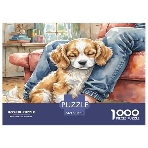 King Charles Spaniel 1000-teiliges Kleine Tierhunde Puzzles Premium Quality Pädagogisch - Home Room Decoration Erwachsene Und Kinder Wertvoll Geschenk Für 70x50cm/1000pcs King Charles Spaniel 1000-teiliges Kleine Tierhunde Puzzles Premium Quality Pädagogisch - Home Room Decoration Erwachsene Und Kinder Wertvoll Geschenk Für 70x50cm/1000pcs von MMDASBVPE