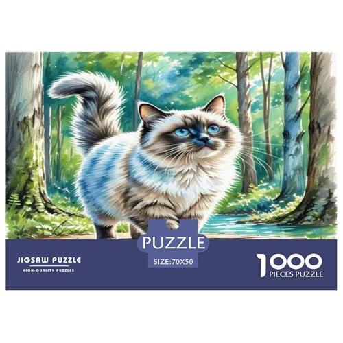 Korat 1000 Teile Tier Puzzles Premium Quality Familienspiel - Home Room Decoration Erwachsene Und Kinder Buntes Spielzeug 70x50cm/1000pcs von MMDASBVPE