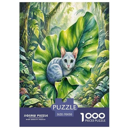 Korat 1000 Teile Tier Puzzles Premium Quality Familienspiel - Home Room Decoration Erwachsene Und Kinder Wertvoll Geschenk Für 70x50cm/1000pcs Korat 1000 Teile Tier Puzzles Premium Quality Familienspiel - Home Room Decoration Erwachsene Und Kinder Wertvoll Geschenk Für 70x50cm/1000pcs von MMDASBVPE