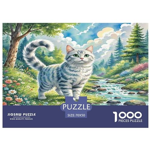 Korat 1000 Teile Tier Puzzles Premium Quality Familienspiel - Home Room Decoration Für Erwachsene, Familien Passen Buntes Spielzeug 70x50cm/1000pcs von MMDASBVPE