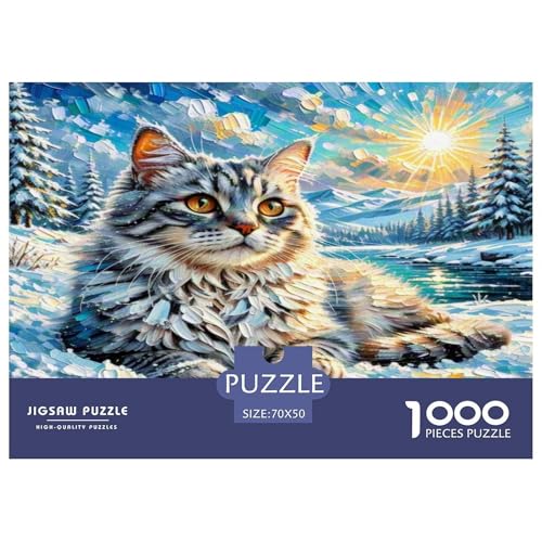 Korat 1000 Teile Tier Puzzles Premium Quality Familienspiel - Home Room Decoration Für Erwachsene Und Kinder Ab 12 Jahren Buntes Spielzeug 70x50cm/1000pcs von MMDASBVPE