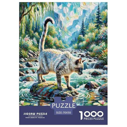 Korat 1000 Teile Tier Puzzles Premium Quality Pädagogisch - Home Room Decoration Erwachsene Und Kinder Buntes Spielzeug 70x50cm/1000pcs von MMDASBVPE