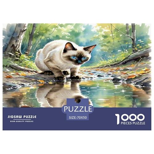 Korat 1000 Teile Tier Puzzles Premium Quality Pädagogisch - Home Room Decoration Für Erwachsene, Familien Passen Buntes Spielzeug 70x50cm/1000pcs von MMDASBVPE