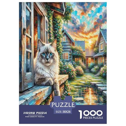 Korat 1000 Teile Tier Puzzles Premium Quality Pädagogisch - Home Room Decoration Für Erwachsene, Familien Passen Geschenk Für Kinder Von 12 Jahren 38x26cm/1000pcs Korat 1000 Teile Tier Puzzles Premium Quality Pädagogisch - Home Room Decoration Für Erwachsene, Familien Passen Geschenk Für Kinder Von 12 Jahren 38x26cm/1000pcs von MMDASBVPE
