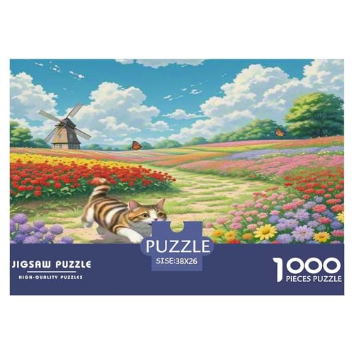 Korat 1000 Teile Tier Puzzles Premium Quality Pädagogisch - Home Room Decoration Für Erwachsene Und Kinder Ab 12 Jahren Buntes Spielzeug 38x26cm/1000pcs von MMDASBVPE