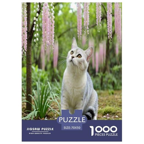Korat 1000-teiliges Tier Puzzles Premium Quality Familienspiel - Home Room Decoration Für Erwachsene Und Kinder Ab 12 Jahren Buntes Spielzeug 70x50cm/1000pcs von MMDASBVPE