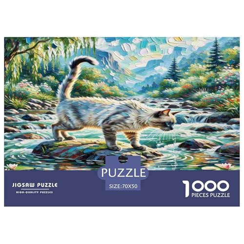 Korat 1000-teiliges Tier Puzzles Premium Quality Familienspiel - Home Room Decoration Für Erwachsene Und Kinder Ab 12 Jahren Geschenk Für Von 12 Jahren 70x50cm/1000pcs Korat 1000-teiliges Tier Puzzles Premium Quality Familienspiel - Home Room Decoration Für Erwachsene Und Kinder Ab 12 Jahren Geschenk Für Von 12 Jahren 70x50cm/1000pcs von MMDASBVPE